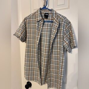 North Face Men's Plaid Short Sleeve Shirt